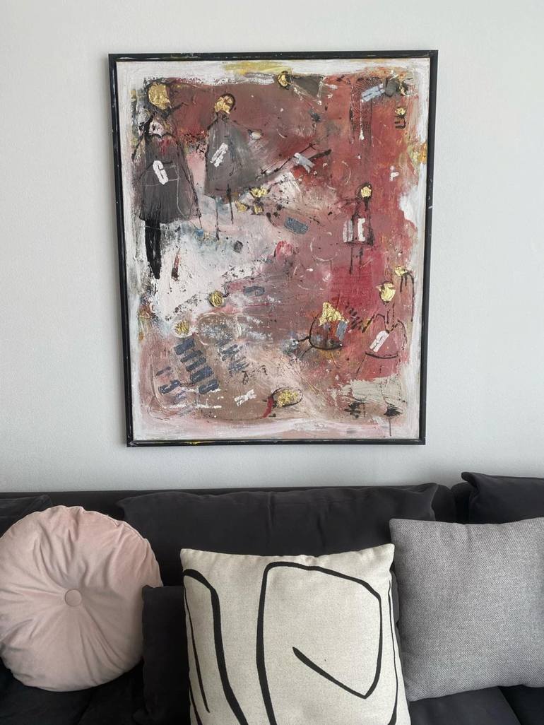 Original Contemporary Abstract Painting by Gazvani art