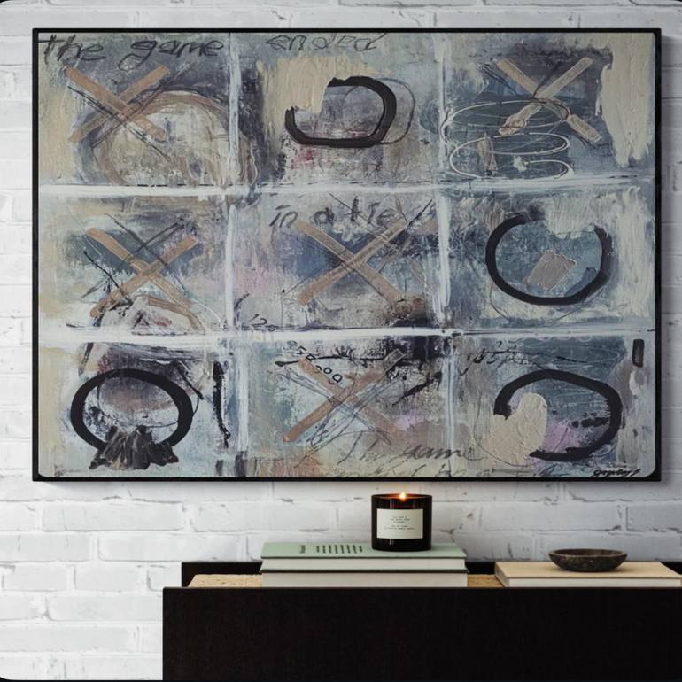 Original Abstract Expressionism Abstract Painting by Gazvani Art