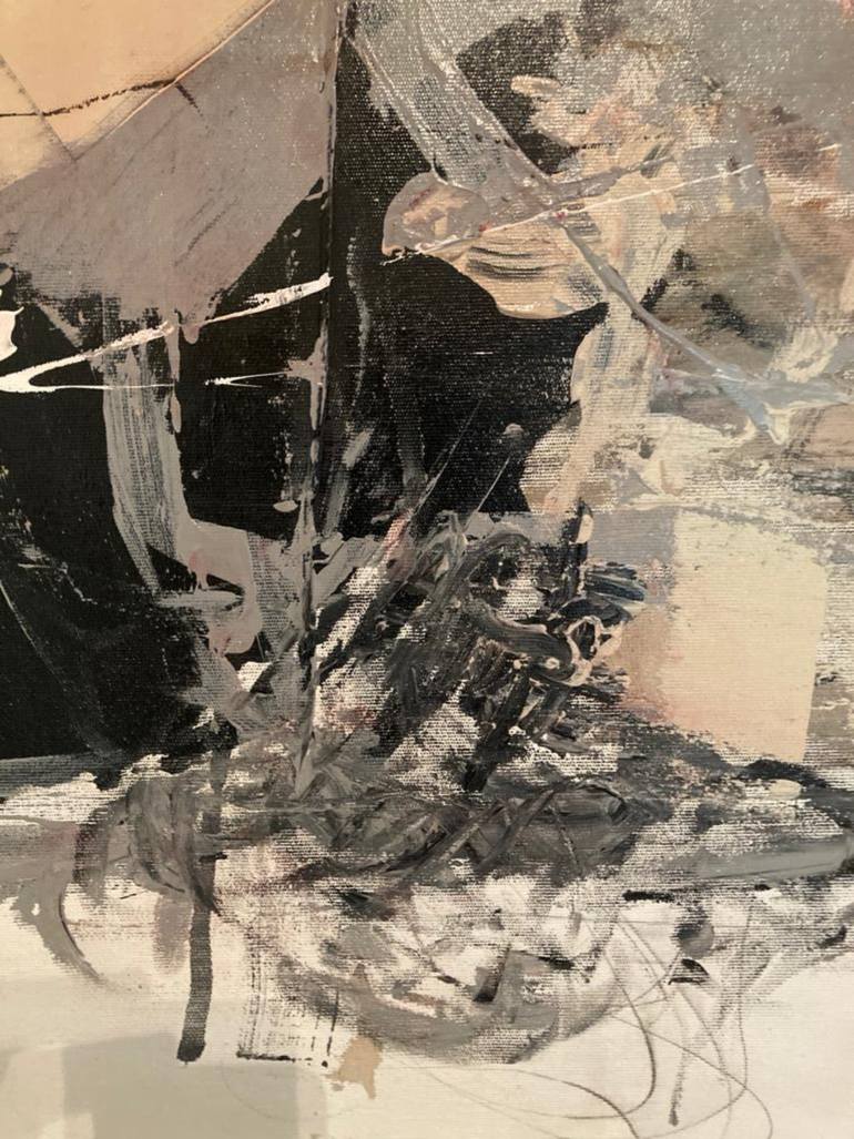Original Abstract Expressionism Abstract Painting by Gazvani Art