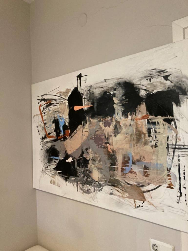 Original Abstract Expressionism Abstract Painting by Gazvani Art