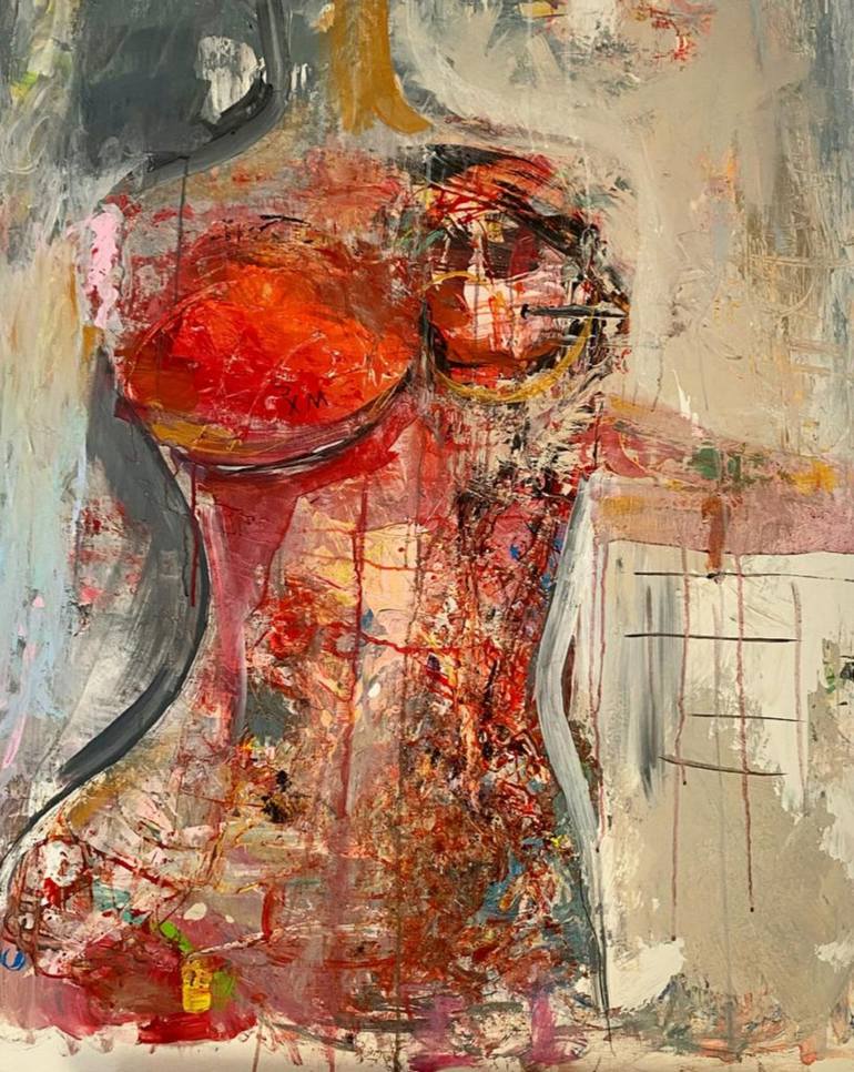 Original Figurative Abstract Painting by Gazvani art