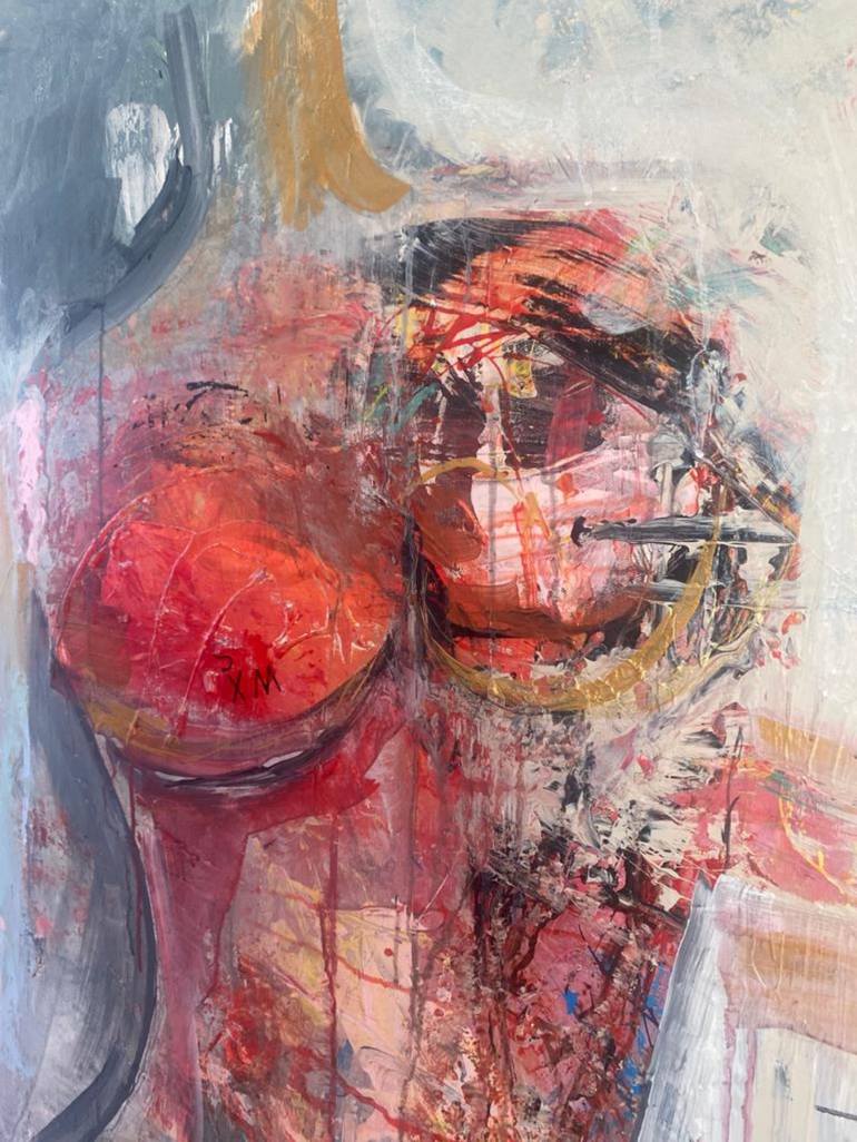 Original Figurative Abstract Painting by Gazvani art