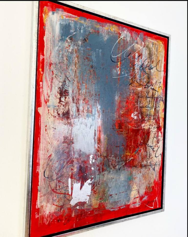 Original Abstract Expressionism Abstract Painting by Gazvani art