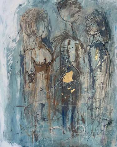 Original Figurative Abstract Paintings by Gazvani art