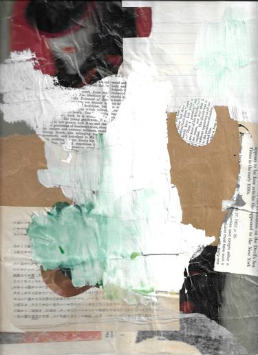 Original Abstract Collage by Katey Dager