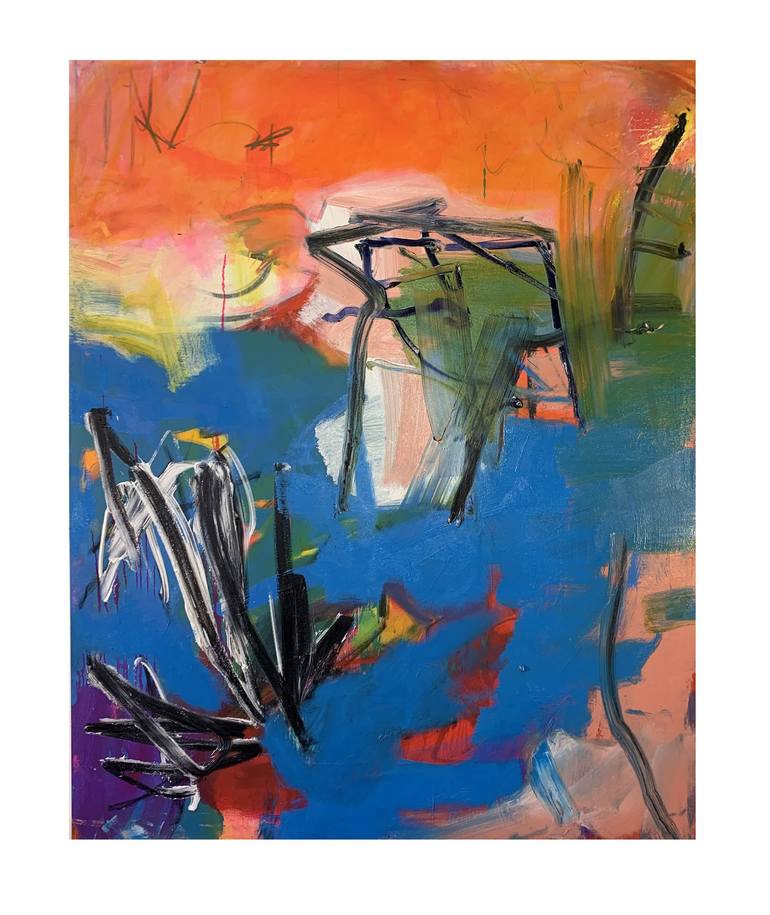 Original Abstract Expressionism Abstract Paintings by Charlie Miller
