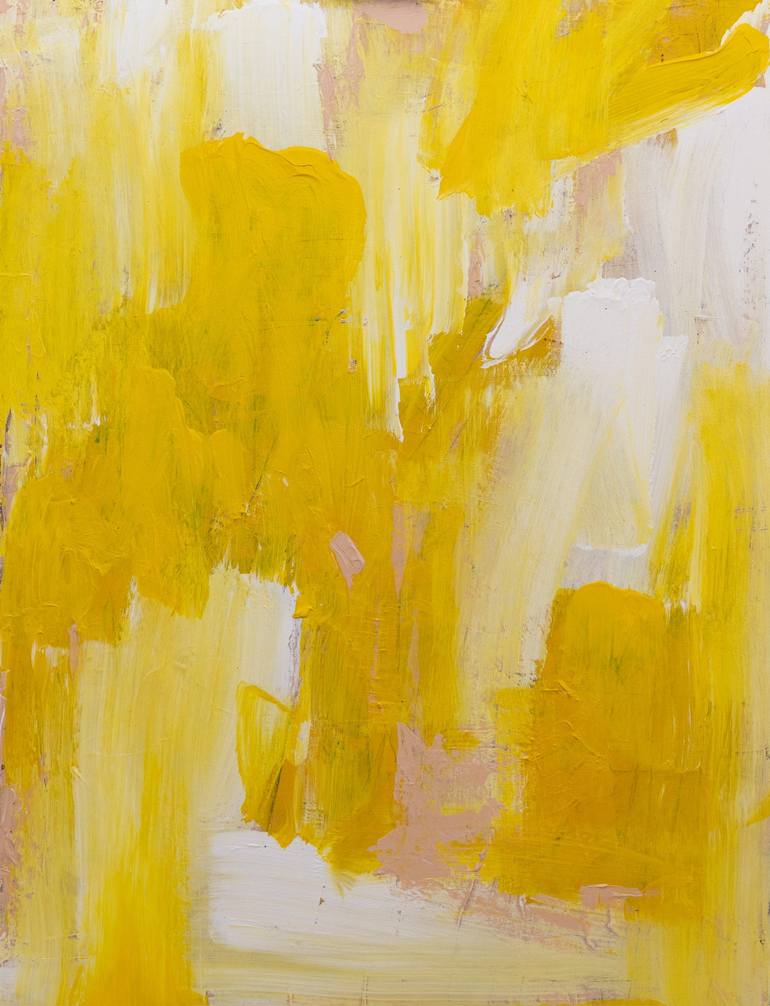 Yellow I Painting by Laura Pretto Vargas | Saatchi Art