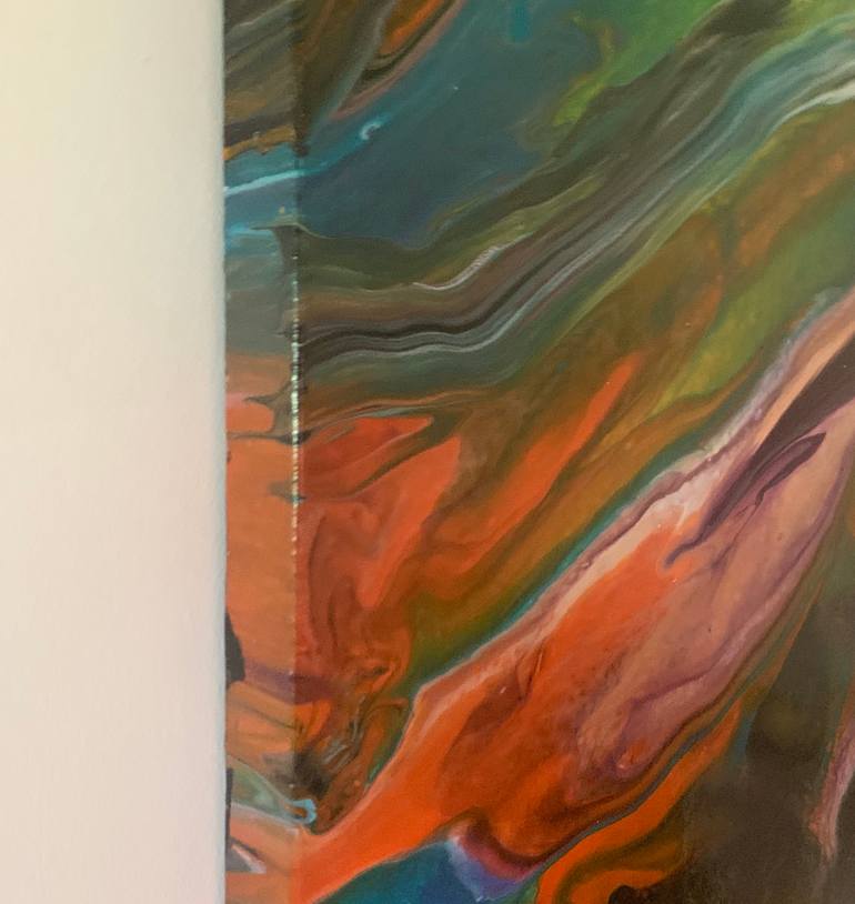Original Modernism Abstract Painting by Linda Tonkin