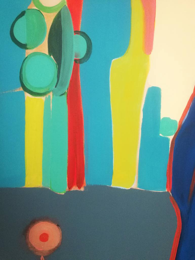 Original Abstract Expressionism Abstract Painting by Barbara Medori