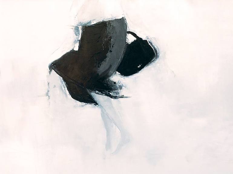 Original Minimalism Love Painting by Barbara Medori