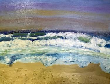 Original Fine Art Beach Painting by Skyler Solondz