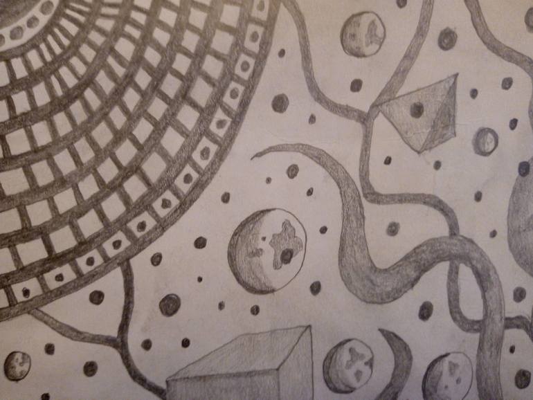 Original Abstract Expressionism Abstract Drawing by Marcin JęDrzejczak