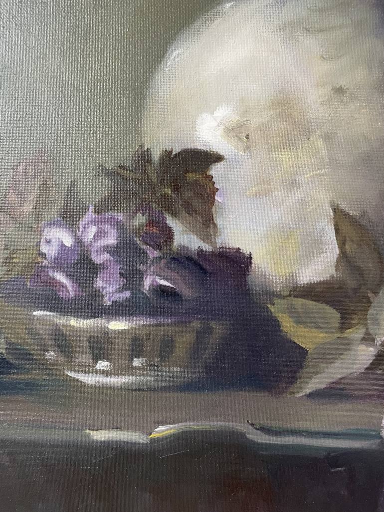 Original Romanticism Still Life Painting by Nadja Werner