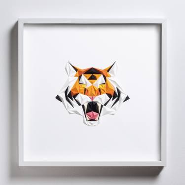 Tiger Portrait | Paper Artwork thumb