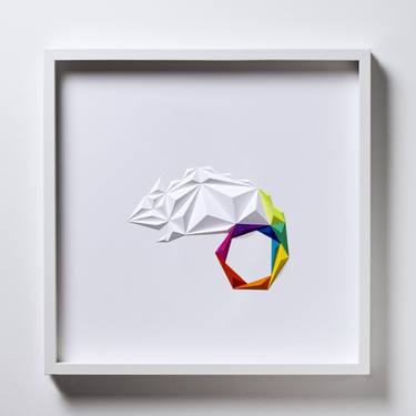 Chameleon Multicolor - White | Paper Artwork thumb