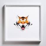 TIGER PORTRAIT | Paper Artwork by Tayfun Tinmaz