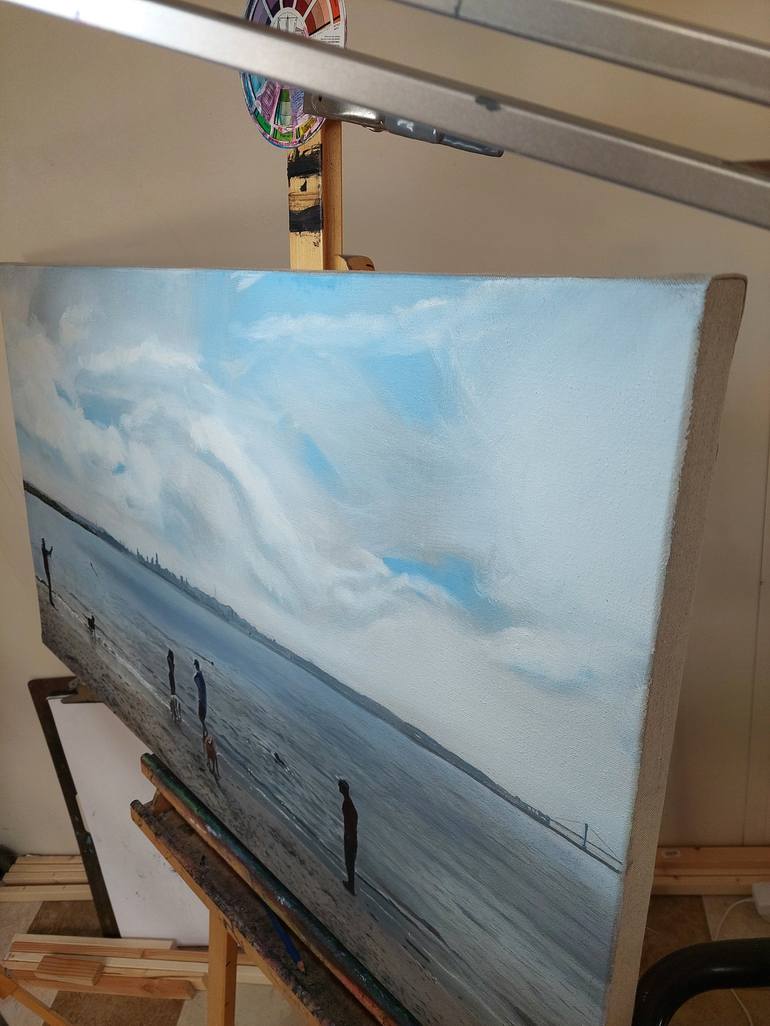 Original Beach Painting by Jacob laCour