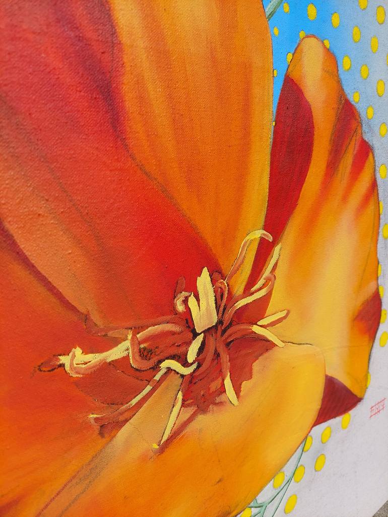 Original Contemporary Floral Painting by Jacob laCour
