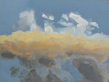 Ephemeral Embrace at Dusk: A Cloud Study thumb