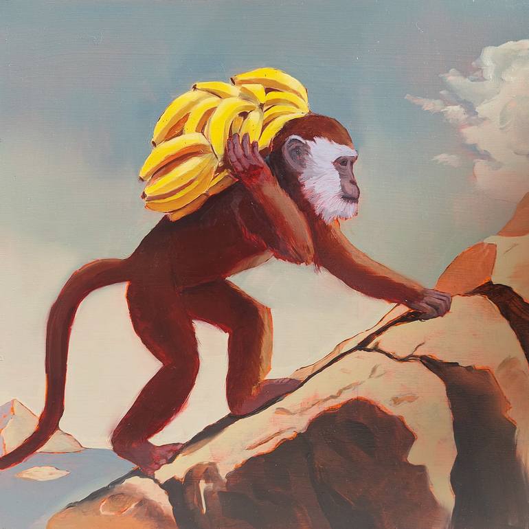 The Tail Of Sisyphus Painting By Jacob Lacour Saatchi Art