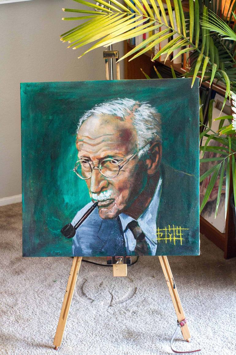 Original Fine Art Portrait Painting by Jacob laCour