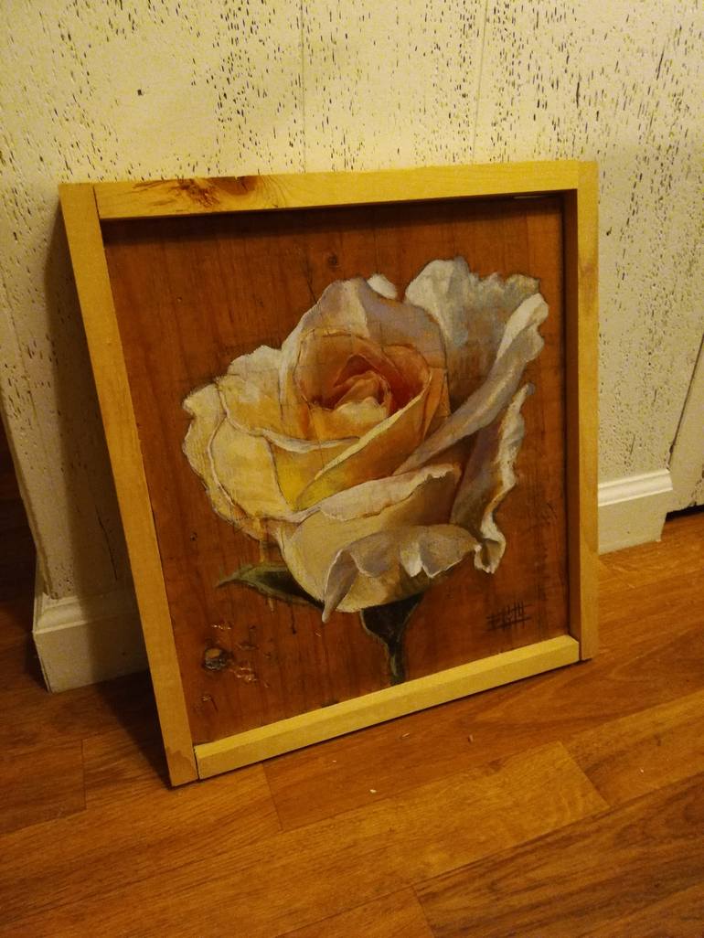 Original Photorealism Floral Painting by Jacob laCour