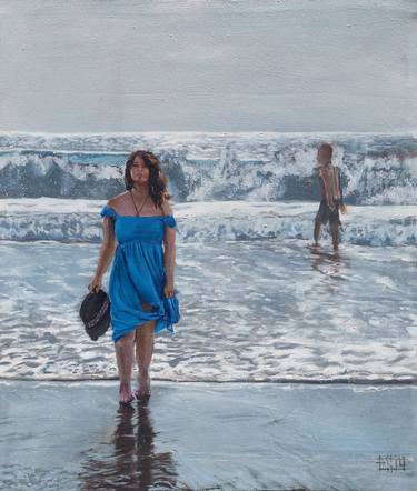 Original Realism Beach Paintings by Jacob laCour