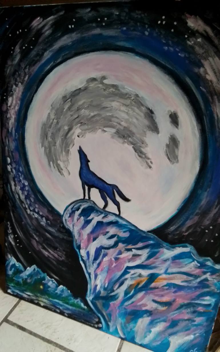 Original Illustration Animal Painting by Karolina Ingo
