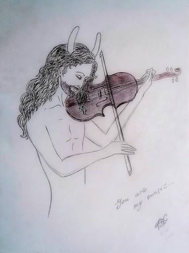 Print of Fine Art Music Drawings by Karolina Ingo