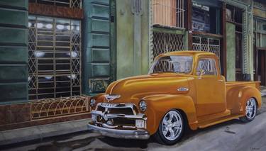 Print of Fine Art Car Paintings by Fred Hanson