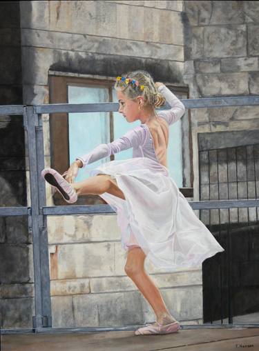 Original Figurative Children Paintings by Fred Hanson