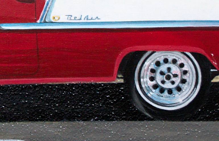 Original Figurative Automobile Painting by Fred Hanson