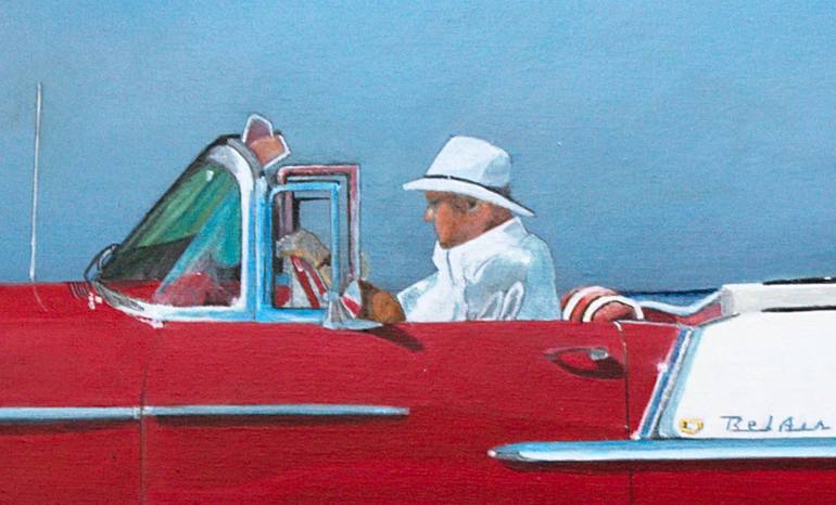 Original Automobile Painting by Fred Hanson