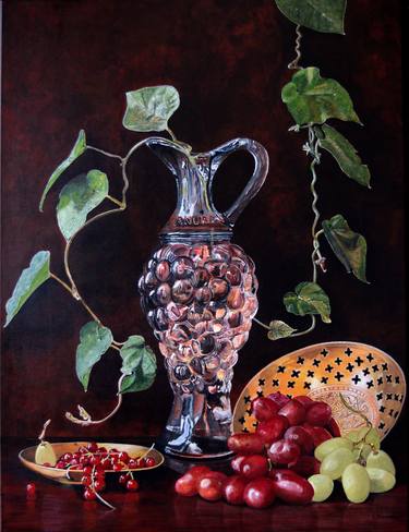 Original Figurative Still Life Paintings by Fred Hanson