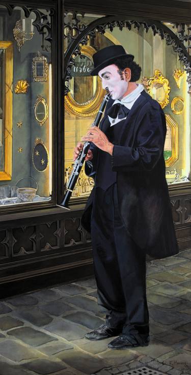 Original Realism Music Paintings by Fred Hanson