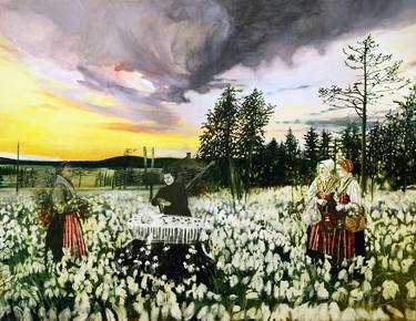 Original Landscape Painting by Aleksandra Jarosz Laszlo