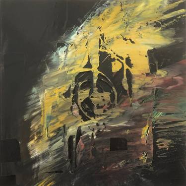 Original Symbolism Politics Painting by John Hiom