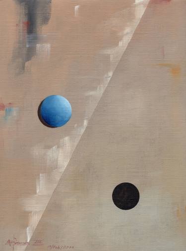 Original Abstract Painting by Benjamin Alejandro Luna Ramírez