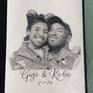 Pencil only drawing of Kobe and Gianna Bryant. As a fan of Kobe I wanted to make this tribute of him and his daughter. As a memory.