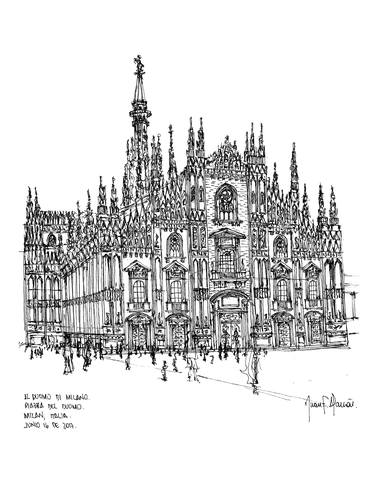 Print of Fine Art Architecture Drawings by Juan Felipe Alarcon Rivera