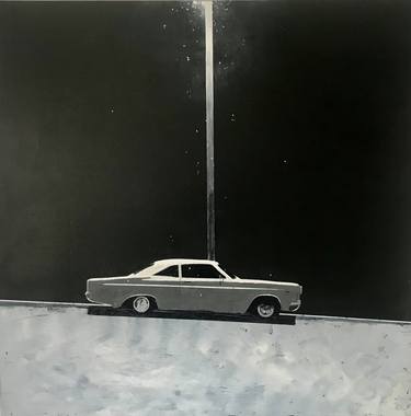 Original Figurative Car Paintings by Philip Michael Martin