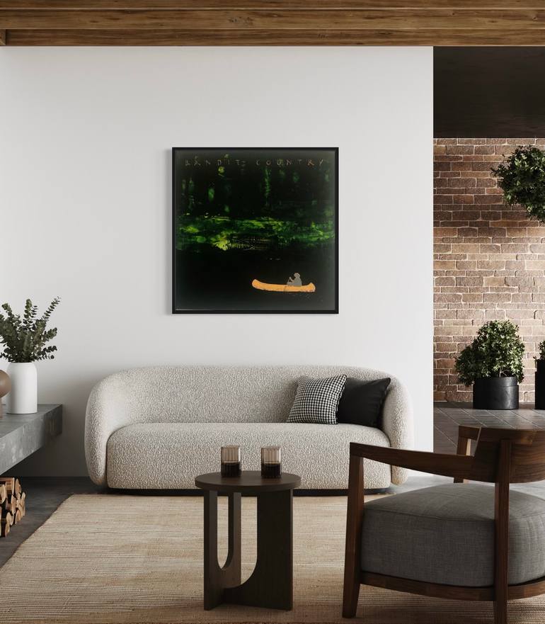 Original Abstract Boat Painting by Philip Michael Martin