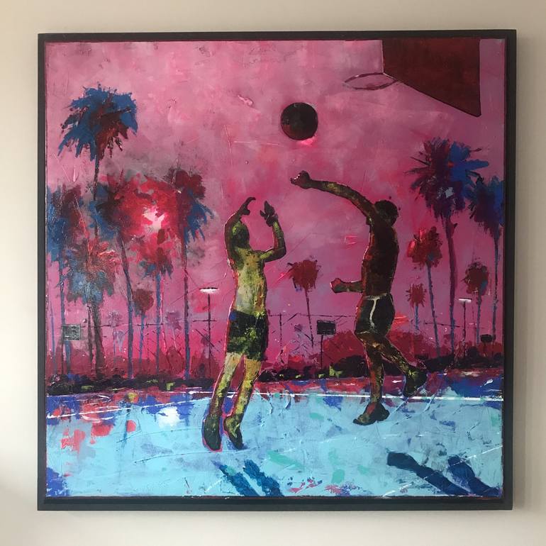 Original Modern Sport Painting by Philip Michael Martin