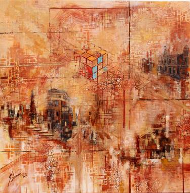 Abstract Cityscape - Brown thumb