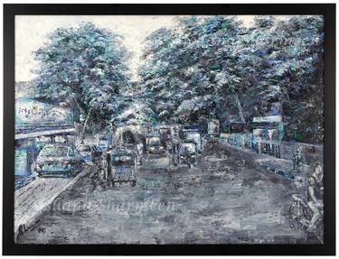 Print of Impressionism Cities Paintings by Afshana Sharmeen