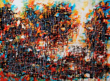 Original Abstract Paintings by Afshana Sharmeen