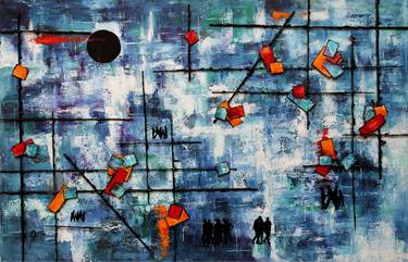 Original Abstract Paintings by Afshana Sharmeen