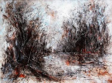 Original Abstract Expressionism Nature Paintings by Afshana Sharmeen