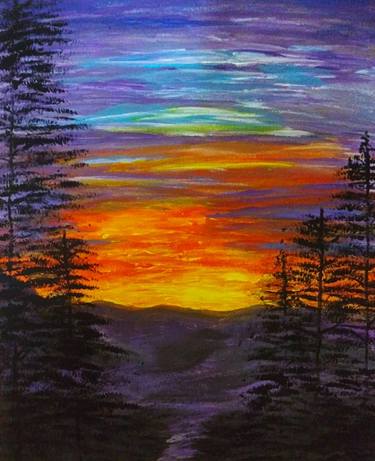 Original Nature Painting by Leia Sands