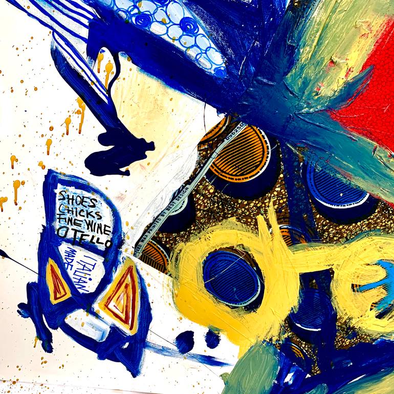 Original Abstract Expressionism Other Painting by Uzo Uzo